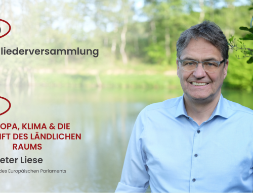 Mitgliederversammlung und öffentlicher Vortrag mit Dr. Peter Liese